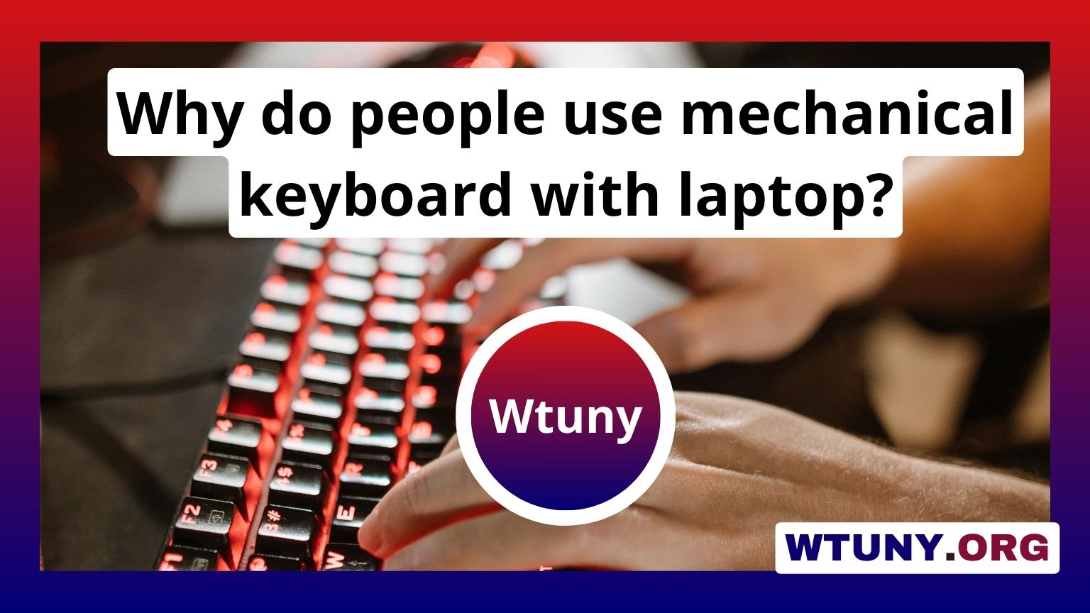 Why do people use mechanical keyboard with laptop