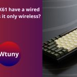 Does the RK61 have a wired option, or is it only wireless